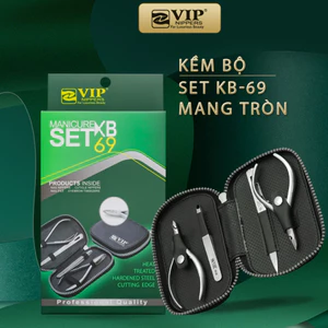 Kềm Bộ Vip, Inox (KB-69) Xám, Inox (KB-69) Mạ Vàng, Kềm Bộ Vip, Inox (KB-69) Mang Tròn, Thép Chuyên Dụng (KB-68)