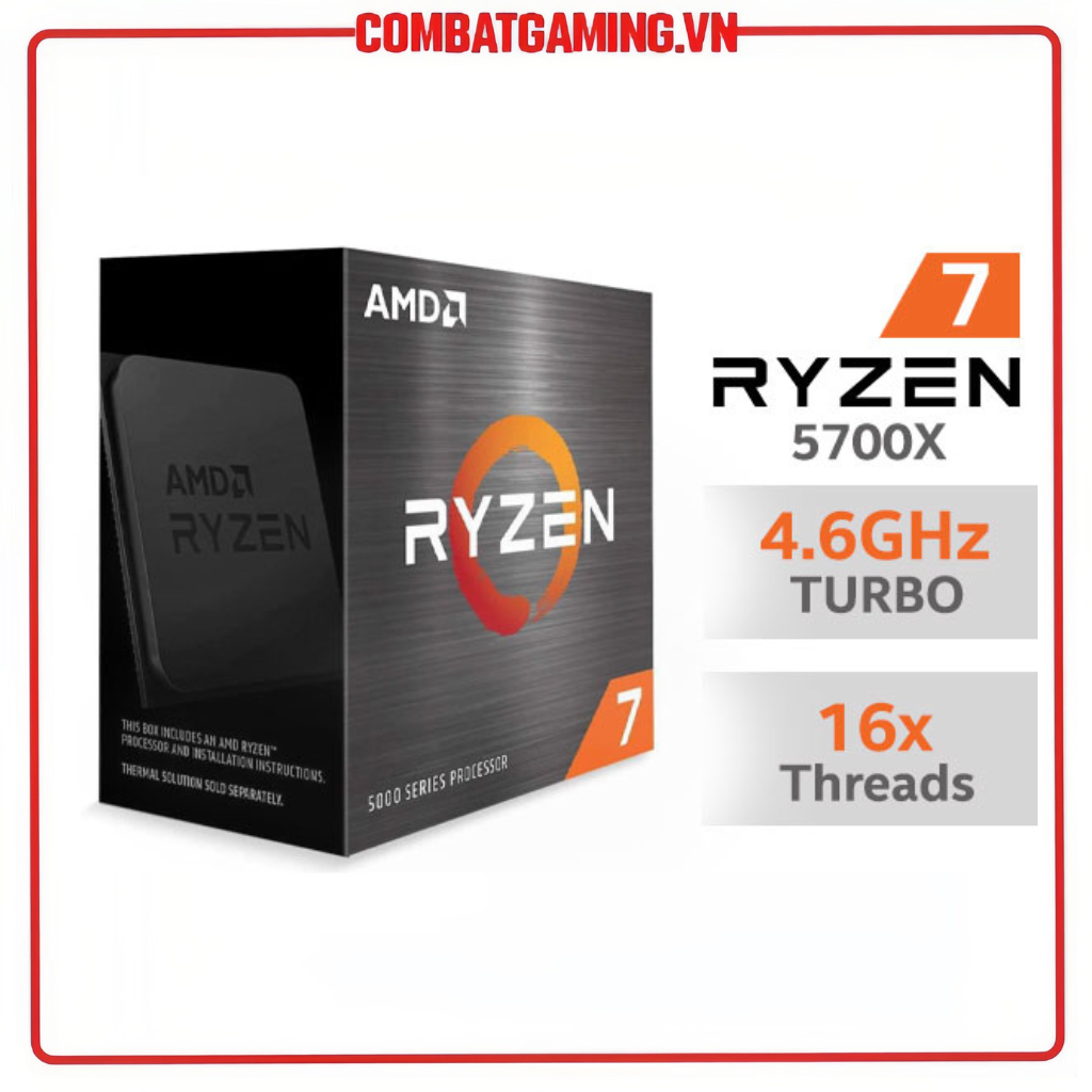 Bộ Vi Xử Lý Cpu Amd Ryzen 7 5700x Hàng Chính Hãng Shopee Việt Nam