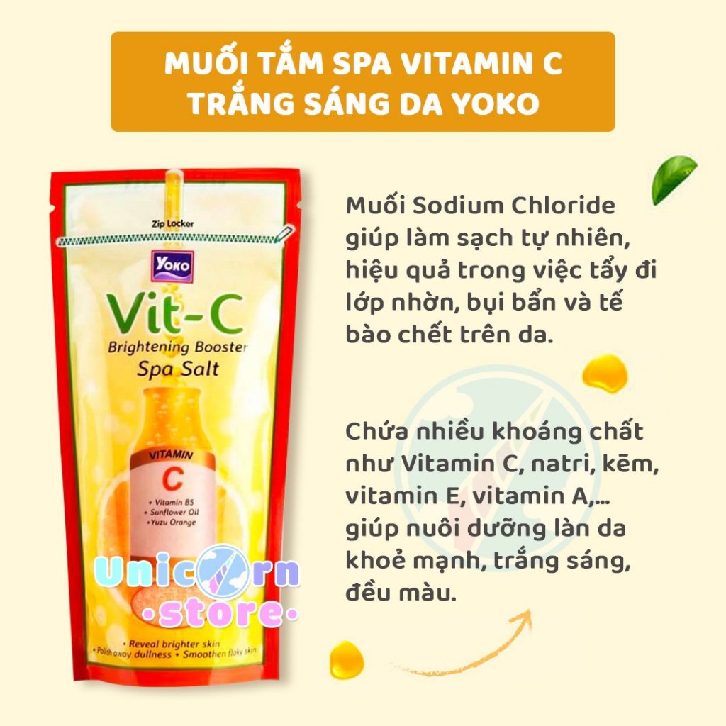 Muối Tắm Tẩy Tế Bào Chết Yoko Spa Salt Nội Địa Thái Lan 300G
