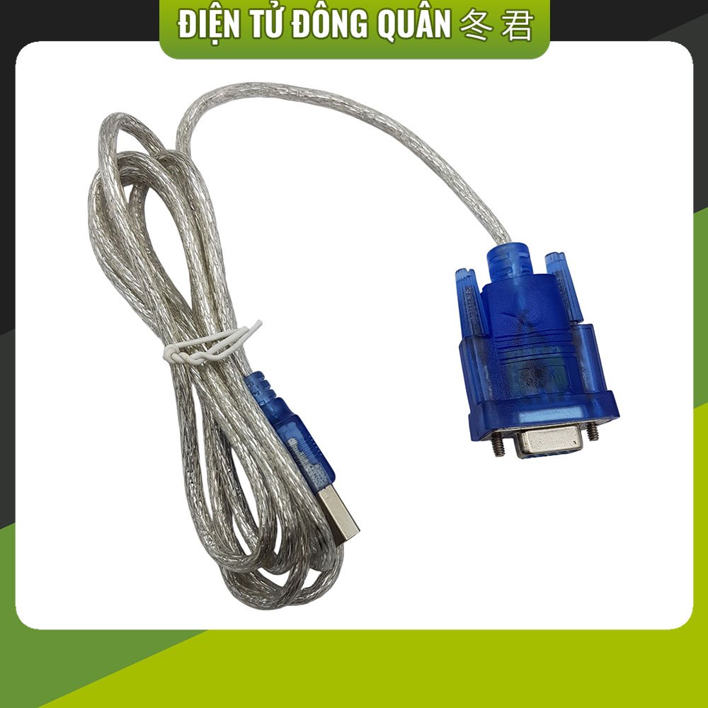 [HCM] Cáp chuyển đổi USB 2.0 sang RS232 DB9 đầu cái | Shopee Việt Nam