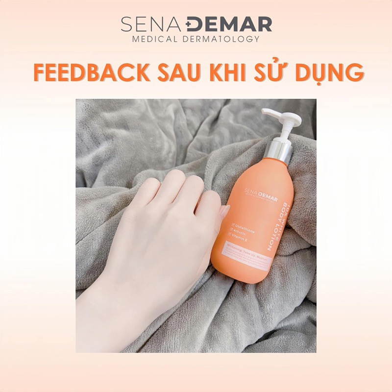 Kem body sena demar 10x white body lotion giúp dưỡng trắng da 300ml - hạn 2028 kem body senademar Hàn Quốc  IS156