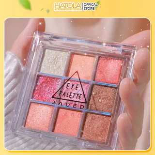 Bảng phấn mắt nhũ 9 ô dài Soft Eye Shadow trang điểm mắt thời thượng HATOLA