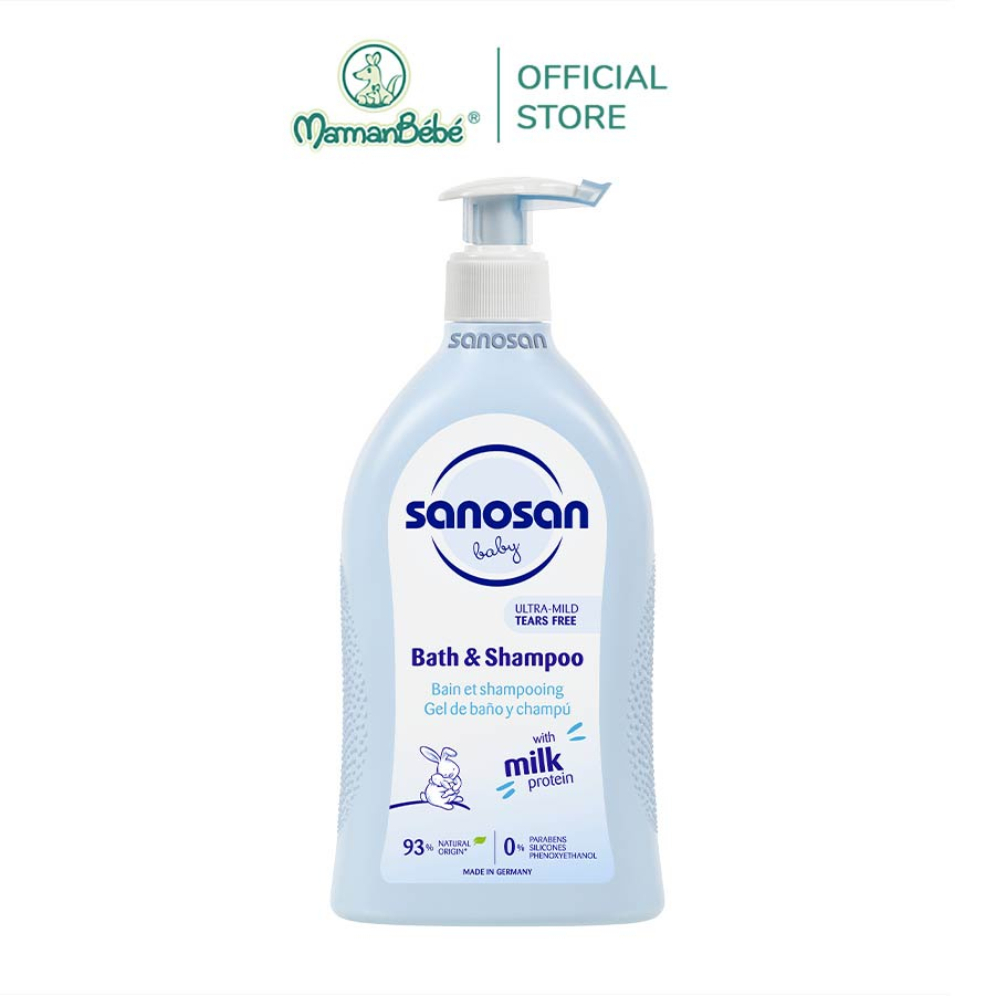 Ảnh Sữa tắm gội Sanosan Baby với protein sữa thủy phân 0M+ 500ml 1