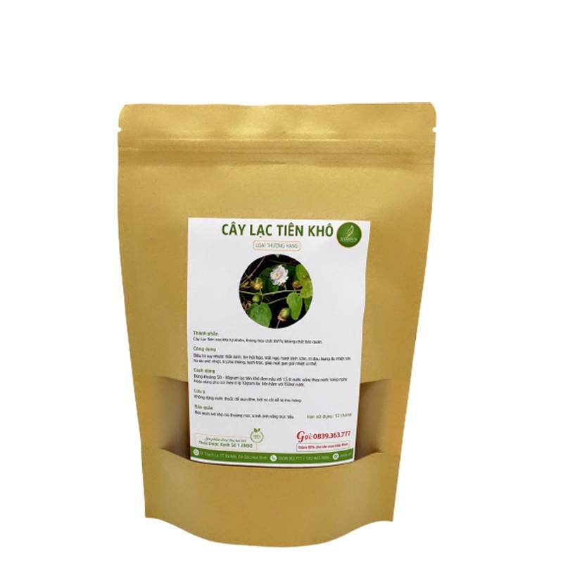 Cây lạc tiên khô loại thượng hạng JINDO 1kg hỗ trợ tốt cho giấc ngủ