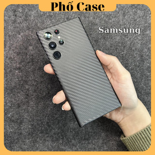 Miếng Dán Lưng Carbon Đen Cho Điện Thoại SAMSUNG