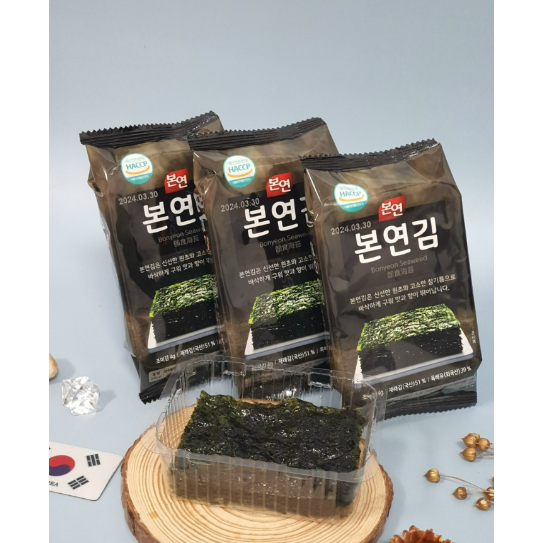 Rong biển ăn liền Hàn Quốc Bonyeon Sea Laver - Lốc 3 gói | Shopee Việt Nam