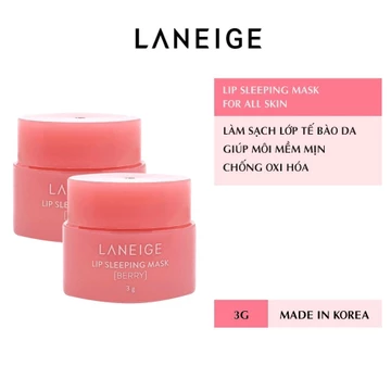 Laneige Lip Sleeping Mask EX - Mặt Nạ Ủ Dưỡng Môi - 20g và 3g