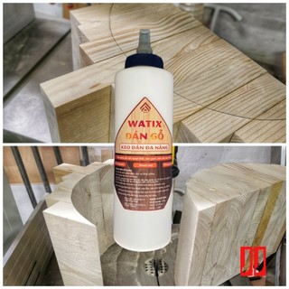 Keo dán gỗ, kháng nước, trong suốt khi khô - Keo dán ván sàn PVC, chống thấm cổ ống - Watix dán gỗ