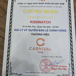 Đồng Hồ Cơ Nam Carnival Skeleton 8118G-VT-T Chính Hãng