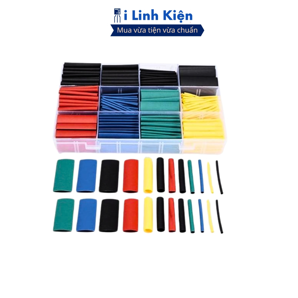 Gen co nhiệt bọc pin cách điện đầy đủ các màu đóng hộp chính hãng ilinhkien