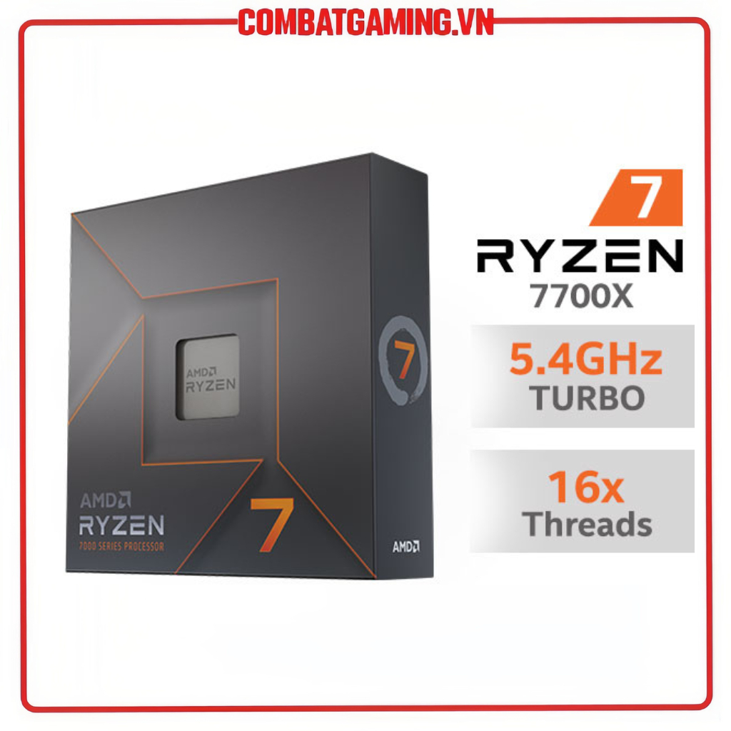 Bộ Vi Xử Lý CPU AMD Ryzen 5 7600X Ryzen 7 7700X 7800X3D Ryzen 9 7900X ...