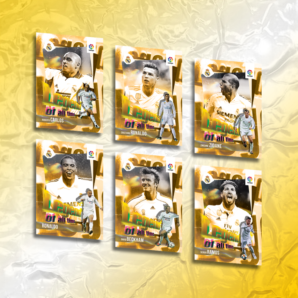 Thẻ cầu thủ bóng đá REAL MADRID LEGEND OF ALL TIME | SKY LABELS | CR7 ...