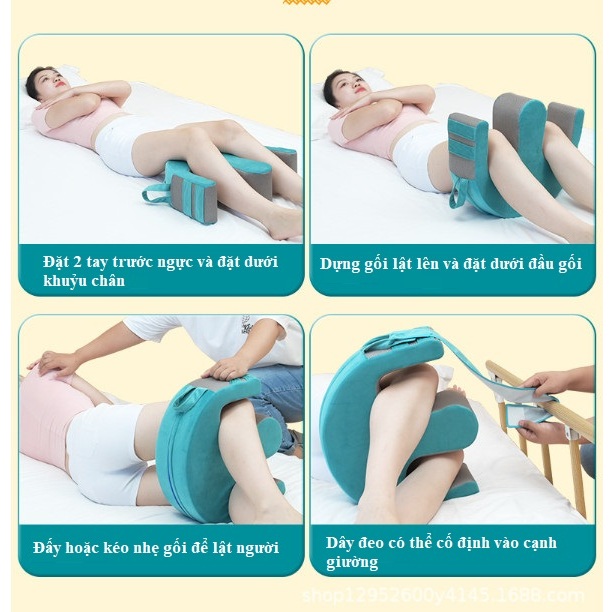 Gối Lật-Hỗ Trợ Chăm Sóc Cho NGười Già , Người Bệnh