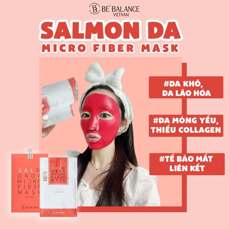 Ảnh 1 Miếng Mặt Nạ Vải Vi Sợi Be'Balance MICRO FIBER MASK 3in1 giúp Làm Đẹp Da 3