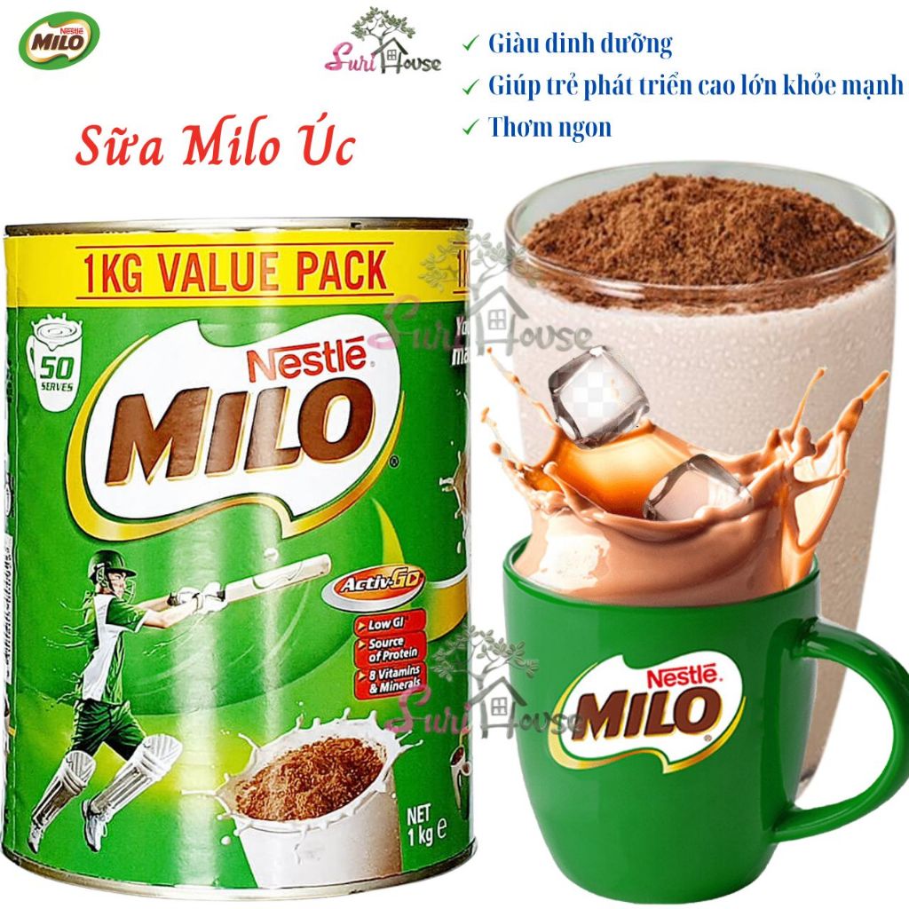 Sữa Milo Úc Nestle giàu dinh dưỡng giúp trẻ phát triển chi…