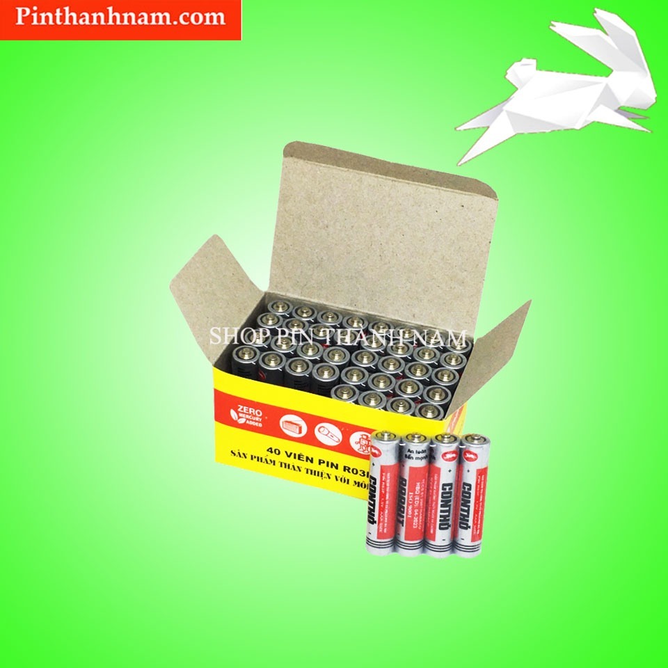 Pin Con Thỏ AAA 1 Vỉ 4 Viên 1,5V | Shopee Việt Nam