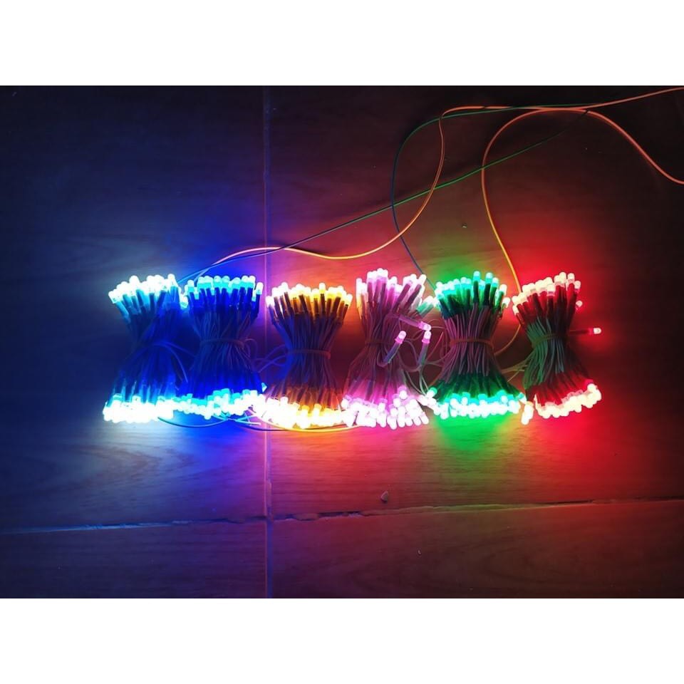 Đèn Led Ruồi Liền Dây 5mm - Điện 5V/12V - Dây 100 Con - trang trí/ làm ...