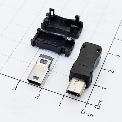 Cổng Mini USB Cổng USB Mini-B Đầu Đực 5 Chân Hàn Dây DIY. CHÂN USB CÓ ...