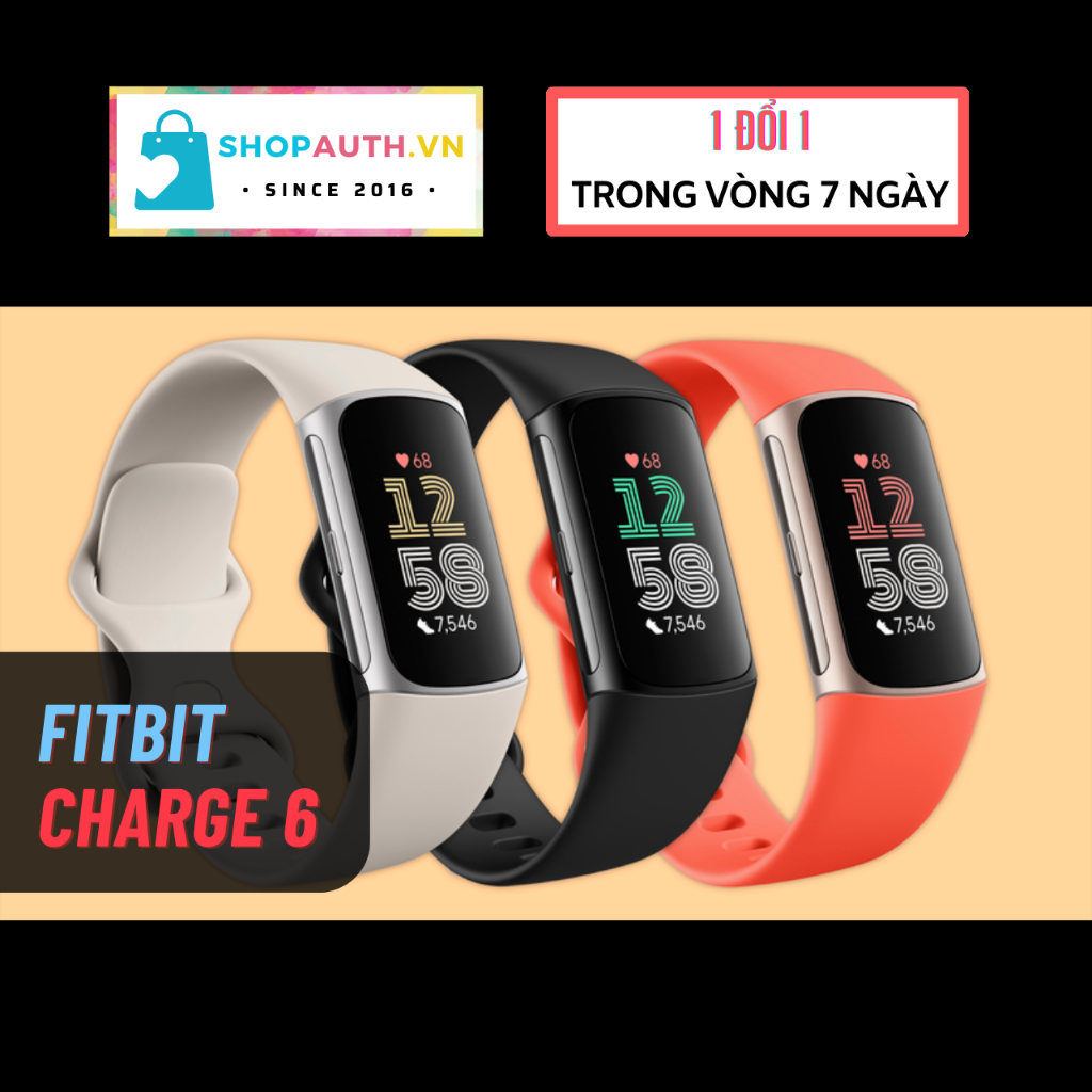 [Mới 100%] Đồng hồ thông minh Google Fitbit Charge 6 - Pin 7 ngày ...