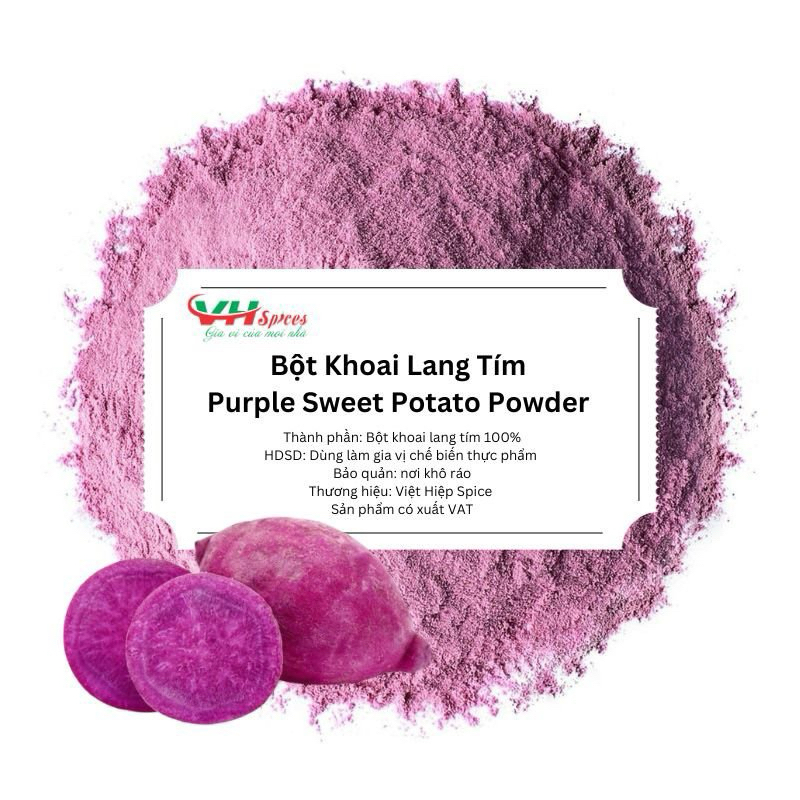 Bột Khoai Lang Tím Nguyên Chất (Purple Sweet Potato Powder) Việt Hiệp ...