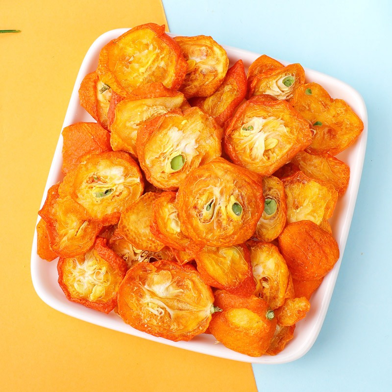 100g Trà quất vàng, Kim quất thái lát sấy khô, vàng đẹp, cung cấp vitamin C đẹp da, tăng đề kháng