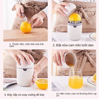 Dụng cụ vắt cam ép hoa quả 2 trong 1 ,Vắt cam chất liệu nhựa luá mạch