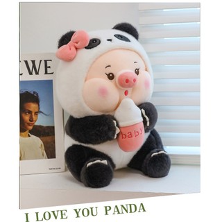 ( TẶNG QUÀ ĐÈN NGỦ CẮM )Gấu Bông Lớn Heo Panda Sữa Size 40cm Hàng Cao Cấp Mềm Mịn Size 50cm MEILI STORE