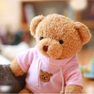 ( TẶNG QUÀ ĐÈN NGỦ CẮM )Gấu Bông Teddy Lông Xù Áo Gấu, Vải Mềm Mịn Nhập Khẩu, Quà tặng đáng yêu MEILI STORE