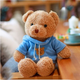 ( TẶNG QUÀ ĐÈN NGỦ CẮM )Gấu Bông Teddy Lông Xù Áo Gấu, Vải Mềm Mịn Nhập Khẩu, Quà tặng đáng yêu MEILI STORE