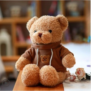 ( TẶNG QUÀ ĐÈN NGỦ CẮM )Gấu Bông Teddy Lông Xù Áo Gấu, Vải Mềm Mịn Nhập Khẩu, Quà tặng đáng yêu MEILI STORE