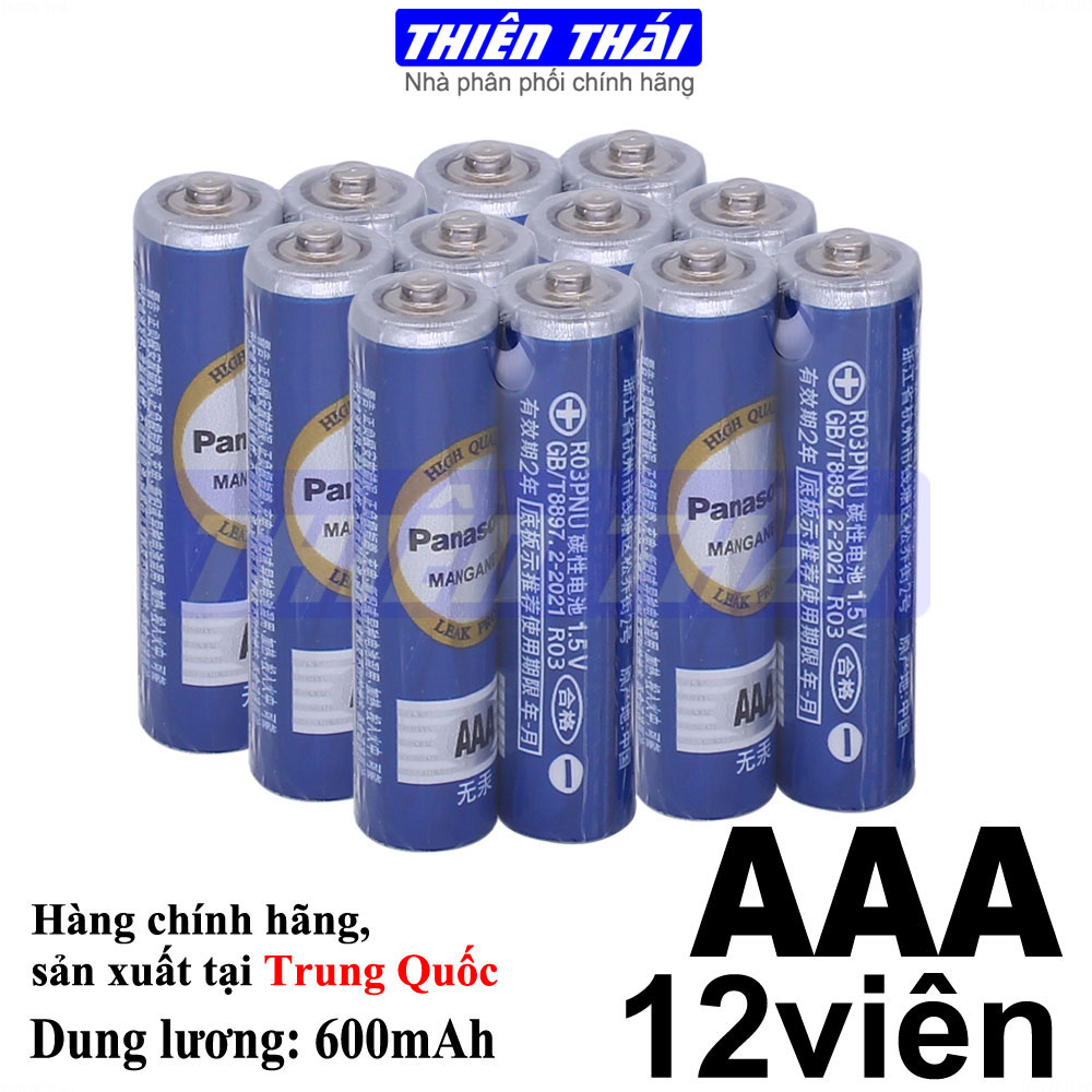 Hộp 40/60 viên pin AAA Panasonic R03NT/2S,pin đũa hàng chính hãng.Pin ...