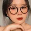 Gọng kính cận tròn nữ mắt kính không độ chống ánh sáng xanh và tia UV phong cách Ulzzang thay được tròng cận 074