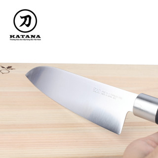 Dao thái đa năng Nhật Bản cao cấp KAI Wasabi Black Santoku - 6716S (165mm)