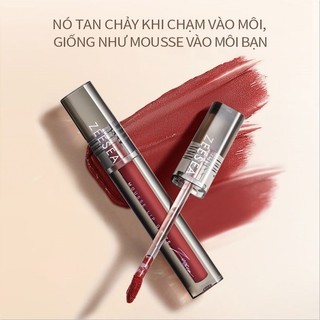 Hàng Có Sẵn Son Kem Lì ZEESEA Màu Nhung Lì Mịn Thời Trang 1.8g Hàng Mới Về