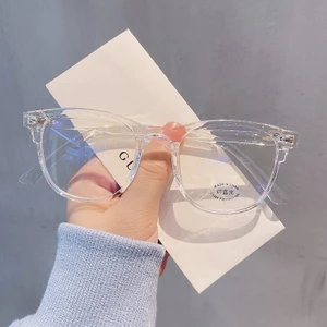 Mắt kính nam nữ thời trang giả cận không độ chống ánh sáng xanh và tia UV gọng kính cận đẹp giá rẻ 012