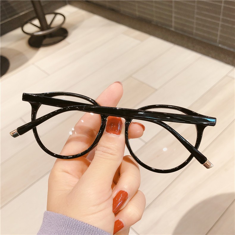 Gọng kính cận mắt kính không độ nam nữ chống ánh sáng xanh phong cách Hàn Quốc thay được mắt cận 065