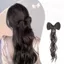 Kẹp tóc giả có nơ phong cách tiểu thư, Ngoặm tóc giả kẹp nơ hàn quốc, phụ kiện tóc giả, tóc giả MySa