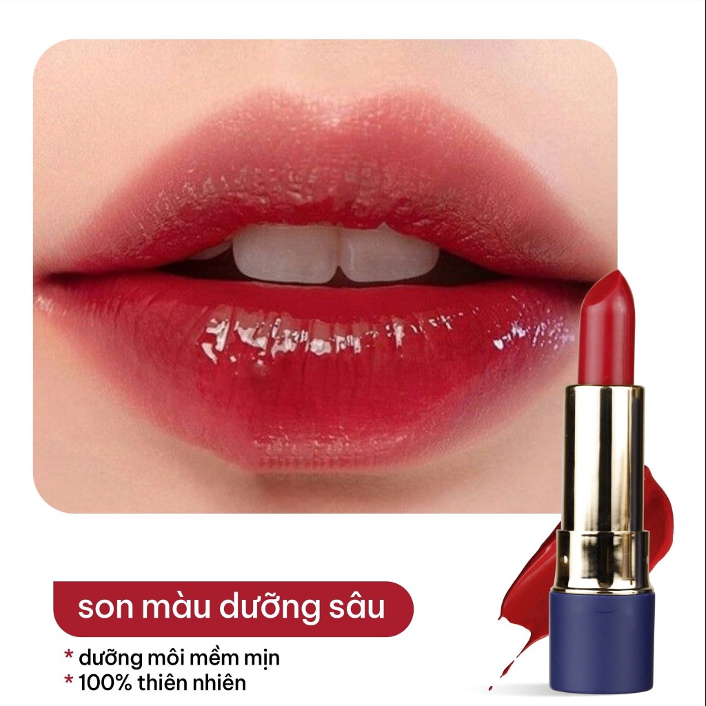 Son Dưỡng Màu đỏ quyến rũ Môi Chiết Xuất DÂU TẰM Chính Hãng GAU Căng Mọng Giúp Đôi Môi Giảm Thâm