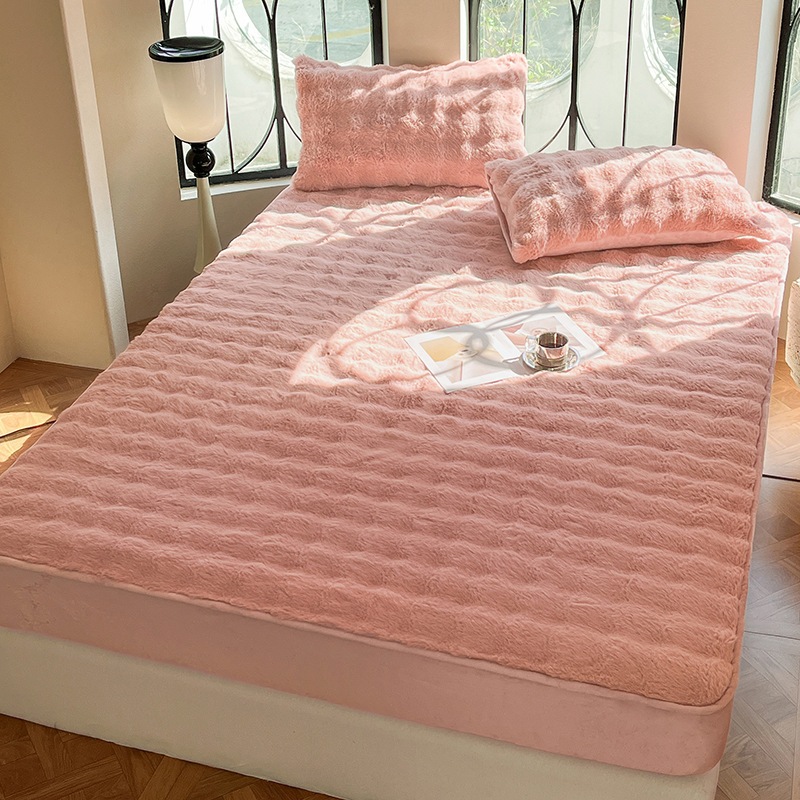 Bộ Ga Gối Nỉ Nhung Toscana Ngủngon Mềm Mịn Siêu Ấm Kích Thước 1m6 1m8