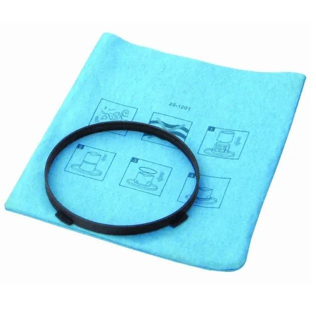 Lọc giấy và vòng giữ model 19-1500N dùng cho máy hút bụi Stanley SL19417P-6A, SL19116, SL19116P, SL19417-6A