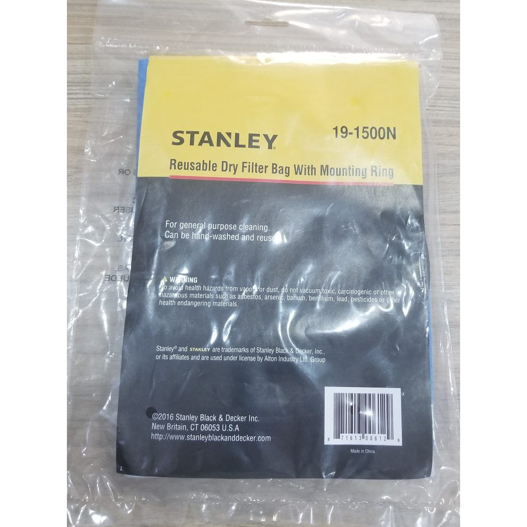 Lọc giấy và vòng giữ model 19-1500N dùng cho máy hút bụi Stanley SL19417P-6A, SL19116, SL19116P, SL19417-6A