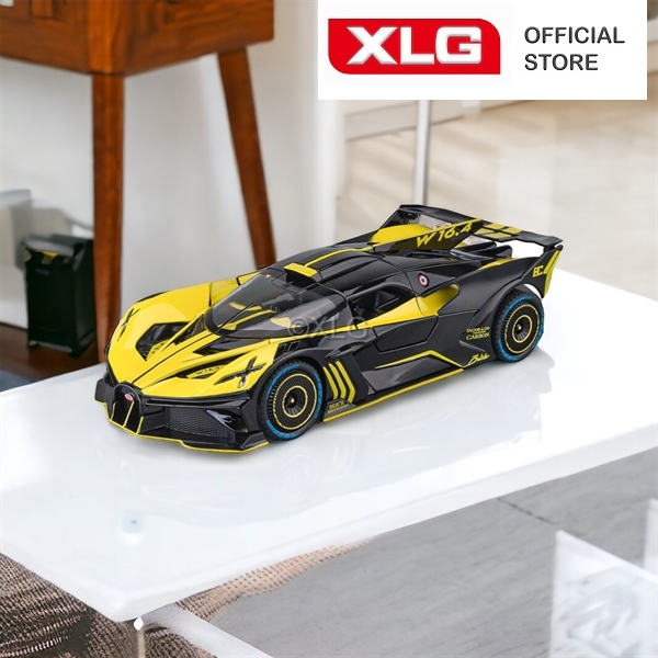 Ảnh Mô hình xe Bugatti Bolide 1:24 cao cấp bằng hợp kim có chức năng phun khói 1