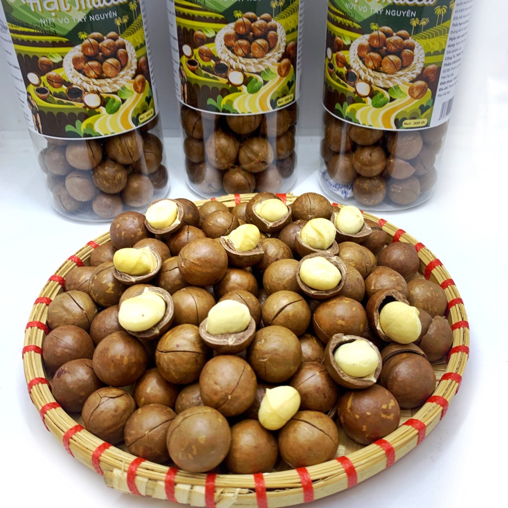 Hạt Macca Nứt Vỏ Tây Nguyên 500Gr Hàng Loại A VNFoods | Shopee Việt Nam