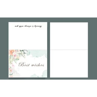 Thiệp viết lời chúc sang trọng