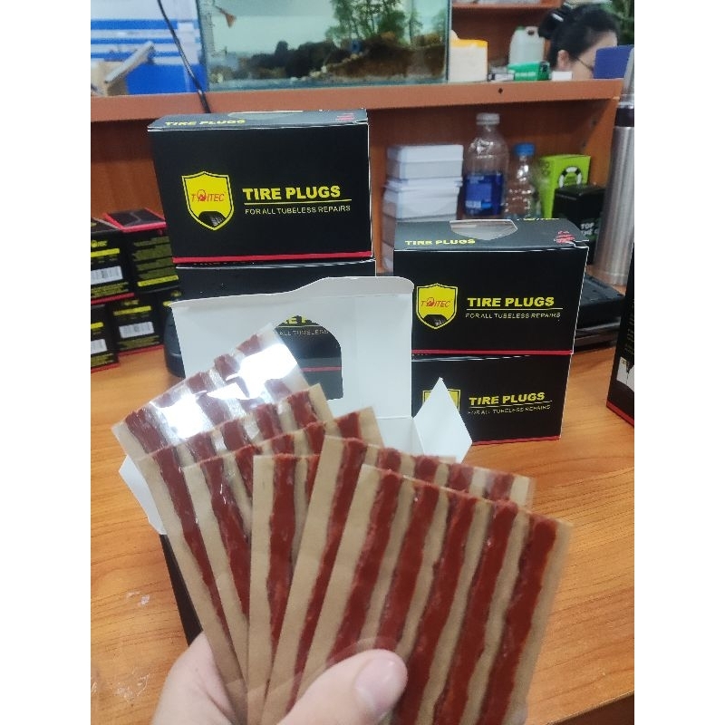 Miếng vá dùi 60 cái TAITEC cho lốp không săm , vá dùi chính xác