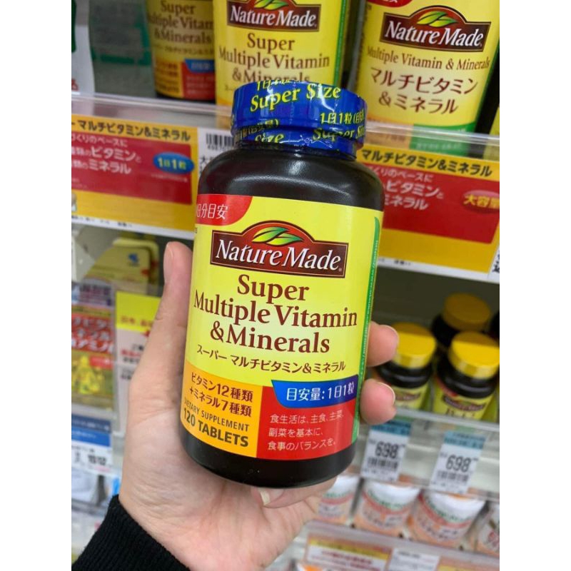 Viên Uống Bổ Sung Vitamin Tổng Hợp Nature Made Super Multiple Vitamin