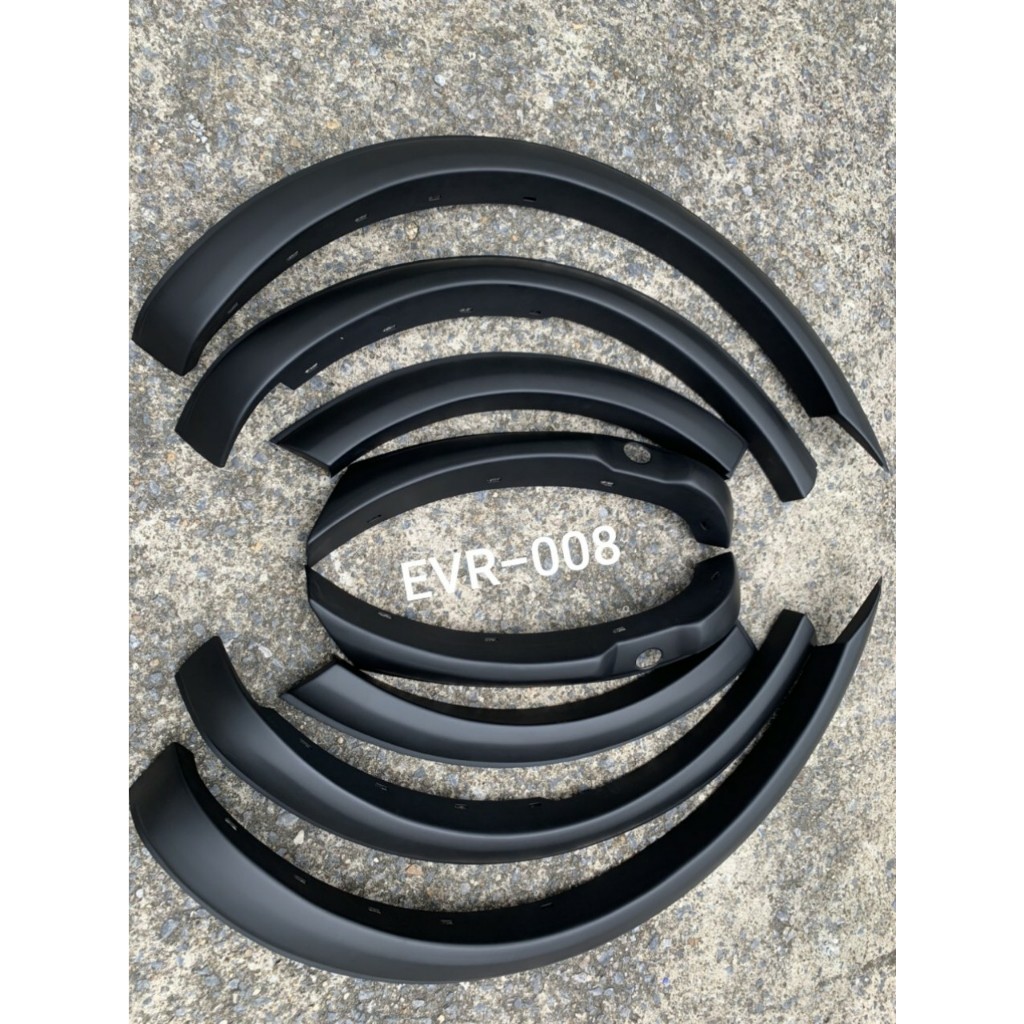 Bộ ốp Cua Lốp xe Ford Everest 2017-2021, Mẫu trơn bản bé 3 inch Có Cảm Biến,Nhựa đen mờ mịn ABS cao cấp.Hàng OEM