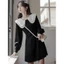 Váy Đầm Nữ Cổ Sen Kiểu Dáng Chữ A Style Pháp Hepburn Tiểu Thư - SANA CLOSET