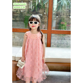 Trang phục Tết, du lịch, biển cho bé. Đầm công chúa thêu hoa dáng babydoll cao cấp cho bé 10-40kg