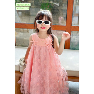 Trang phục Tết, du lịch, biển cho bé. Đầm công chúa thêu hoa dáng babydoll cao cấp cho bé 10-40kg